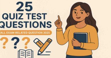 25 General Science in Hindi 2025 Quiz Test 2025|सामान्य विज्ञान 2025